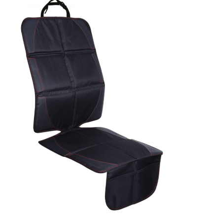 Funda de asiento de coche de cuero de lujo de tela Oxford, almohadilla protectora para asiento de coche de bebé para niños, protección mejorada para asiento de coche