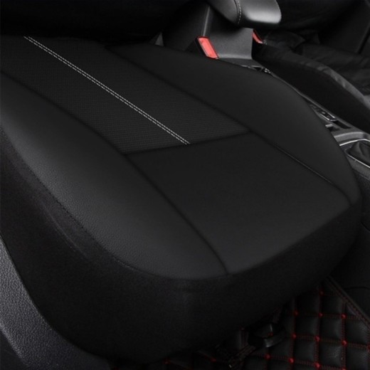 Funda de asiento de coche de piel sintética para todas las estaciones