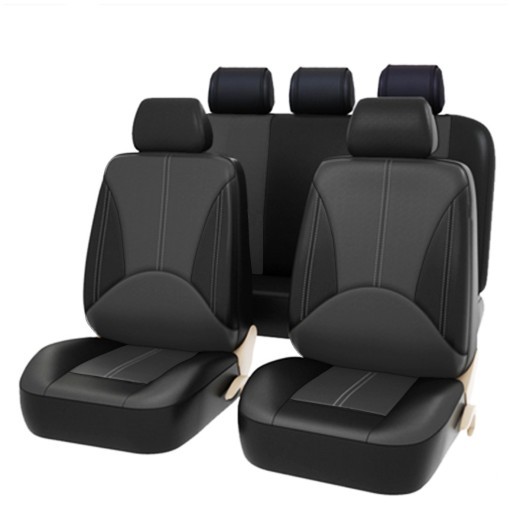 Funda de asiento de coche de piel sintética para todas las estaciones