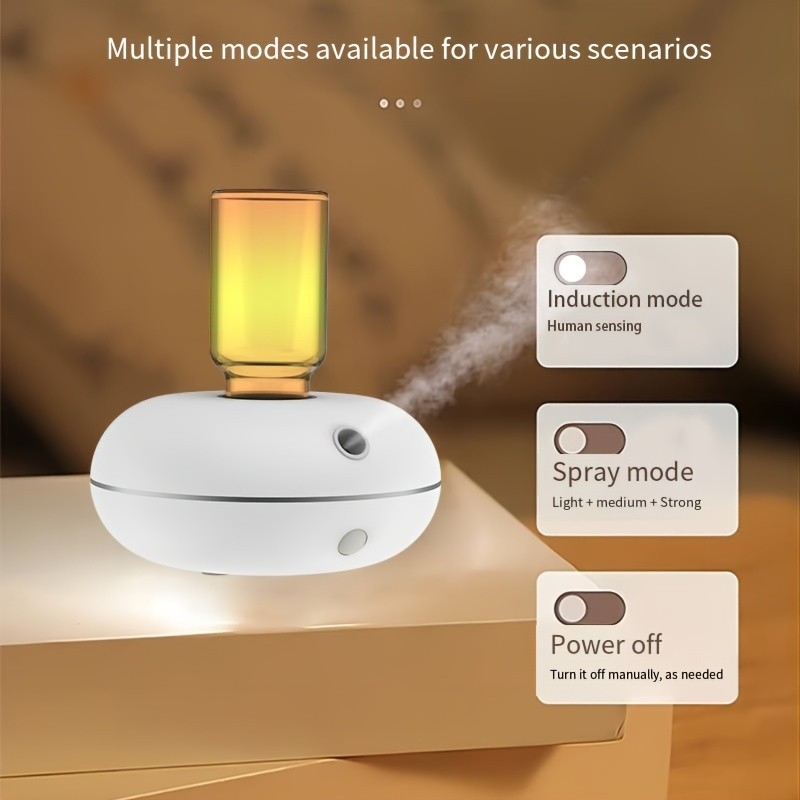 Difusor de aroma automático con sensor USB, mini difusor de aire para interiores y baños, aromaterapia invertida.
