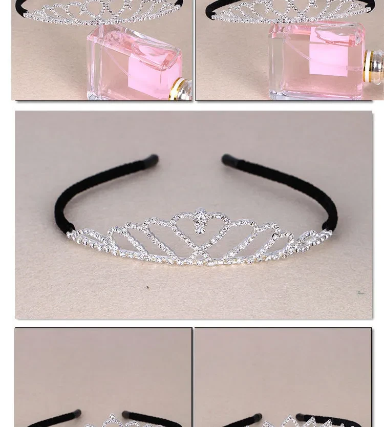 Tocado con diadema de corona