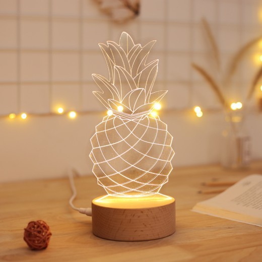 Lámpara de noche lámpara de mesa piña