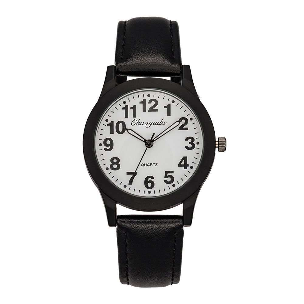 Reloj de moda sencillo con cinturón impermeable