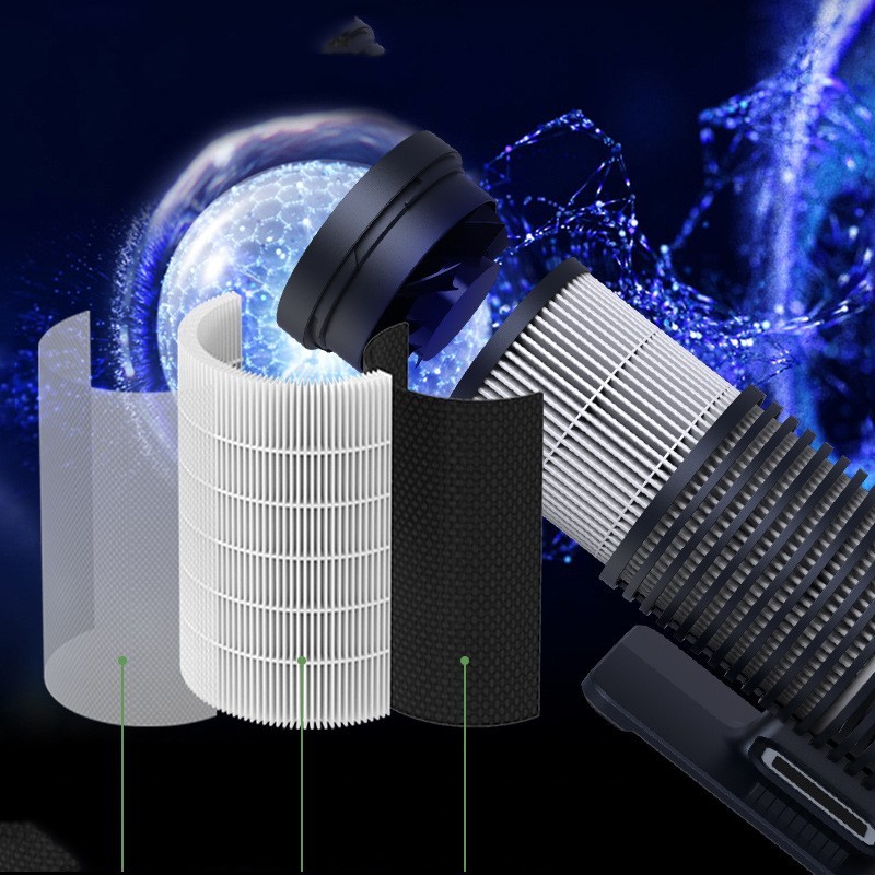 Purificador de carbón activado automotriz de iones negativos