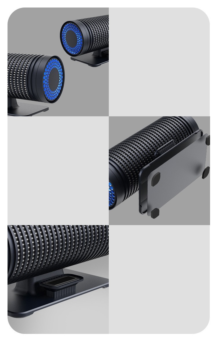 Purificador de carbón activado automotriz de iones negativos