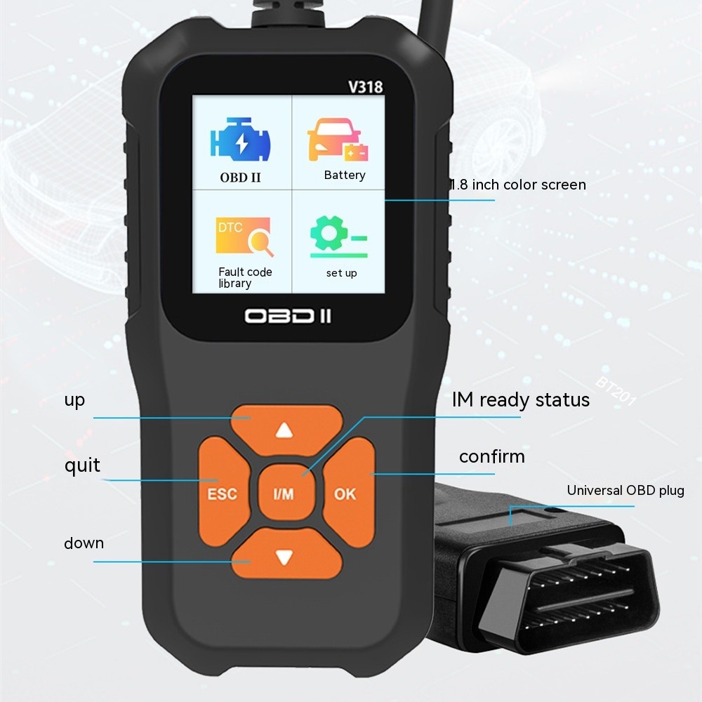 Solucionador de problemas de diagnóstico automotriz Prueba de escaneo del motor