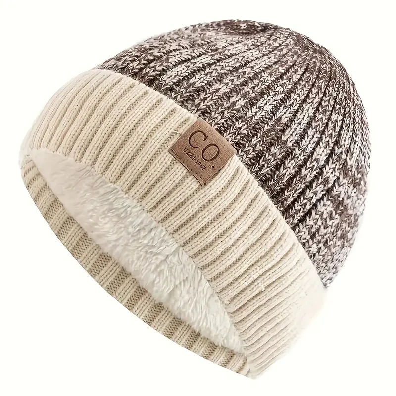Gorro de punto cálido y acogedor para hombre