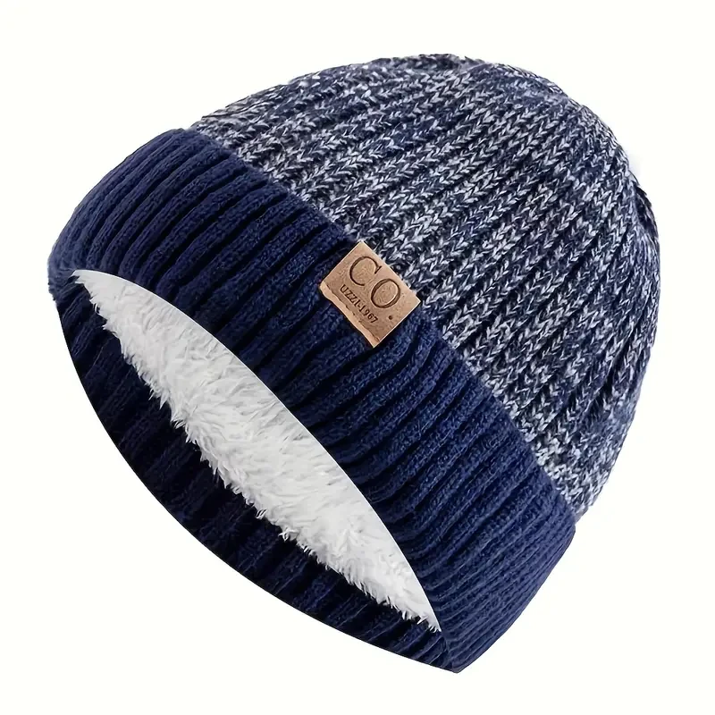 Gorro de punto cálido y acogedor para hombre