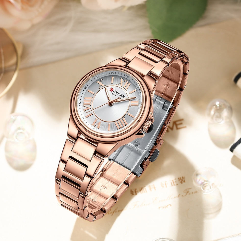 Reloj de moda para mujer con correa de acero