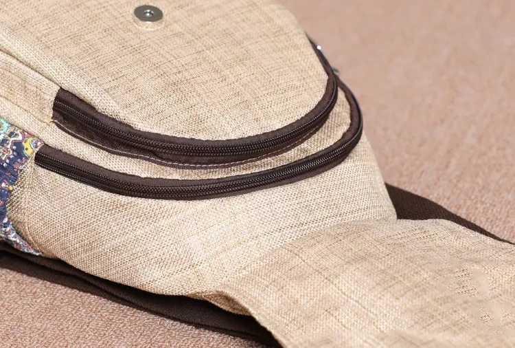 Mochila pequeña con un toque de color, estilo nacional, mochila de estilo nuevo, mochila de estilo literario, bolso de mujer, mochila de viaje.
