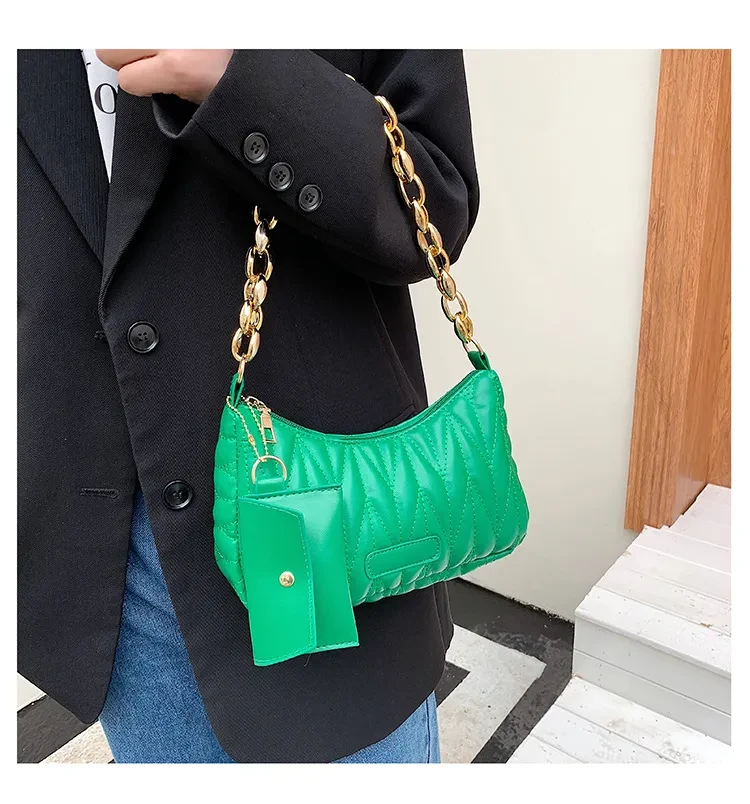Bolso de mujer de un solo hombro de dos piezas
