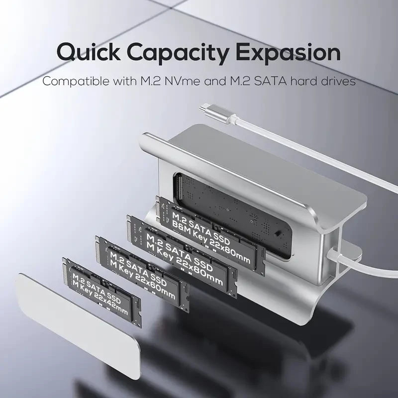 Adaptador concentrador USB C para Mac Mini
