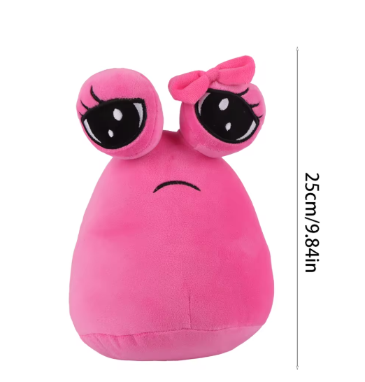Juguetes de peluche de dibujos animados kawaii Anime Mi mascota Alien Pou Muñeca de peluche Diseño de juguete para niños y coleccionistas Regalos de cumpleaños de Navidad