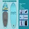 Esquí acuático y surf, tabla de surf de pie, tabla de surf inflable