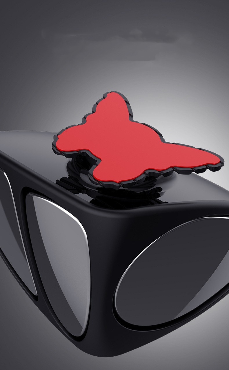 Espejo retrovisor de rueda delantera del coche