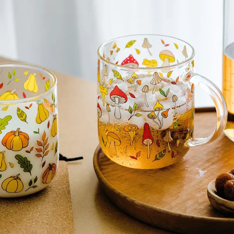 Taza de agua Taza de leche casera Borosilicato