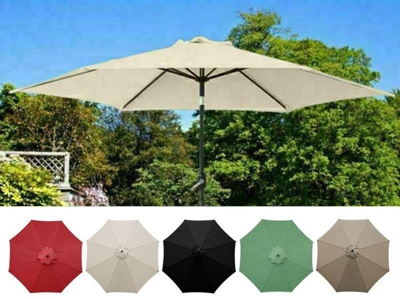 Funda de repuesto para sombrilla redonda de jardín de 8 brazos 3M