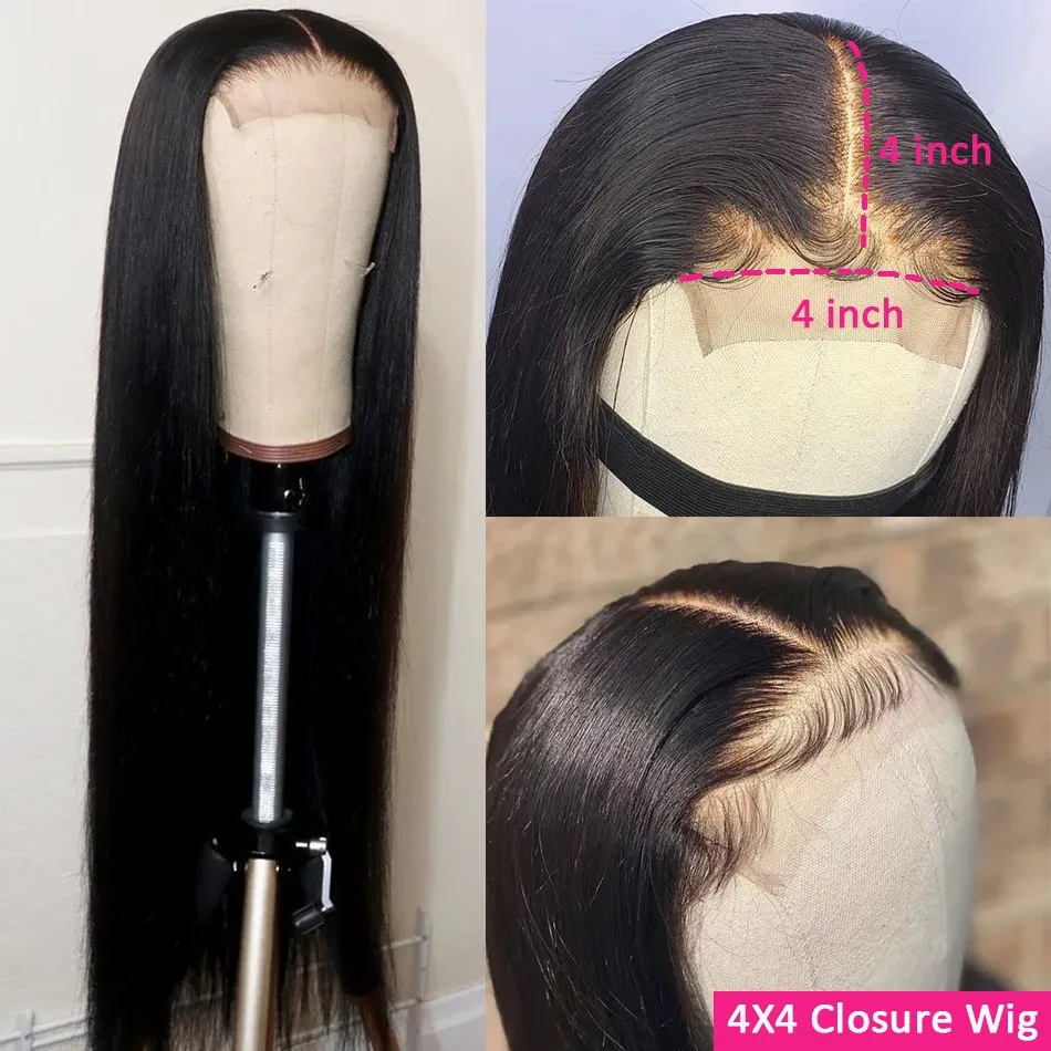 Peluca pre-encaje de estilo natural, europea y americana, para cualquier tono de piel.