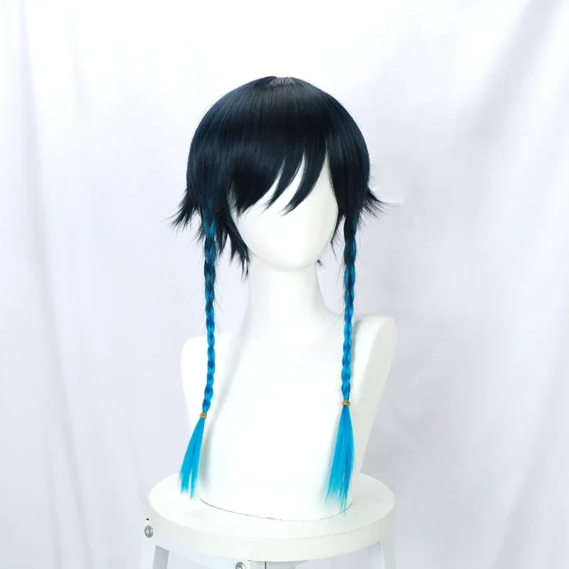 Peluca Cos estilo trenza degradada antideformación