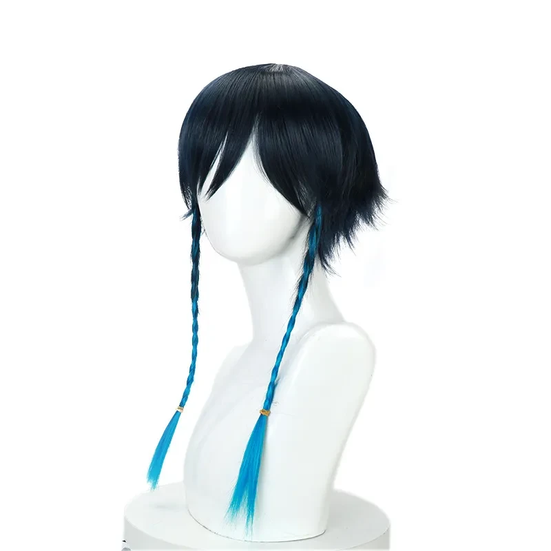 Peluca Cos estilo trenza degradada antideformación