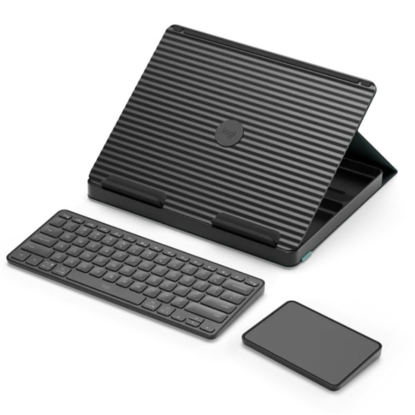 Logitech Casa Pop-Up Laptop Desk - BLACK