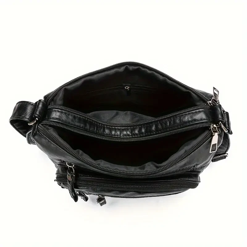 Bolso de hombro de nailon de gran capacidad con correa ajustable