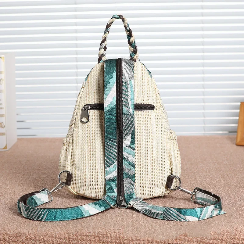 Mochila étnica de doble capa