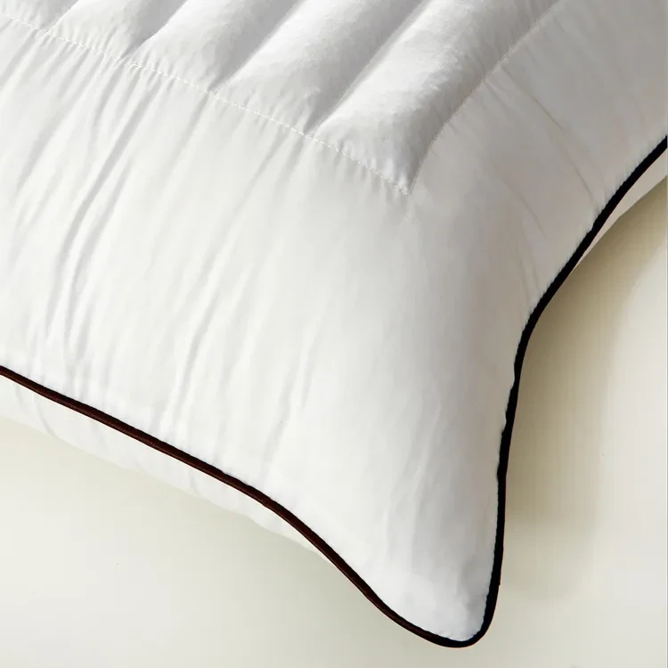 Fabricantes de almohadas al por mayor de almohadas de trigo sarraceno de un solo tamaño, hoteles, almohadas de compresión, almohadas de alta elasticidad para estudiantes, almohadas individuales cómodas