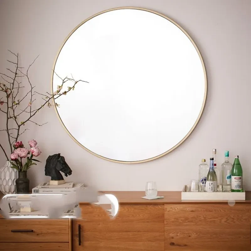 Espejo de baño de pared, espejo decorativo para colgar en la pared.