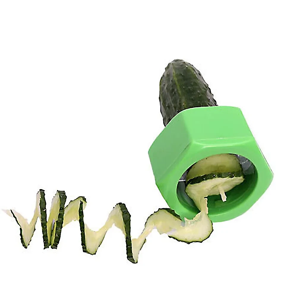 Utensilios de cocina Cuchillo espiral Cortador de verduras Accesorio de cocina Rebanador de pepino