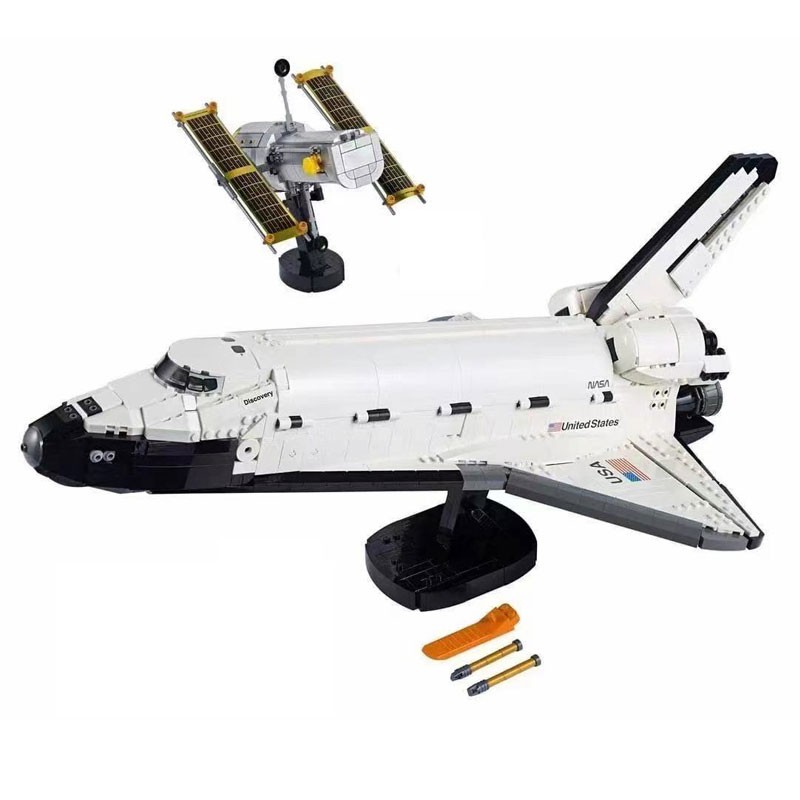 Bloques de construcción del modelo del transbordador espacial, 2354 piezas, juego de juguetes creativos de la agencia espacial