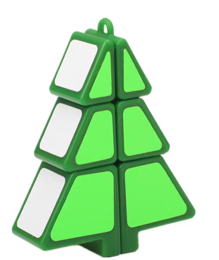 Cubo de Navidad 1x2x3 Cubo Mágico Profesional Juguete Rompecabezas para Niños Juguete de Regalo