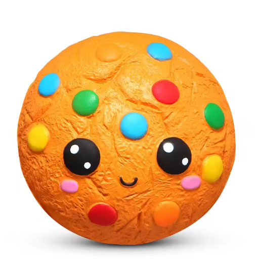 Juguete blando gigante de galleta de chocolate con aroma a crema, de crecimiento lento, antiestrés, para niños, fiesta de cumpleaños, regalo de Navidad, 11 x 5,5 cm