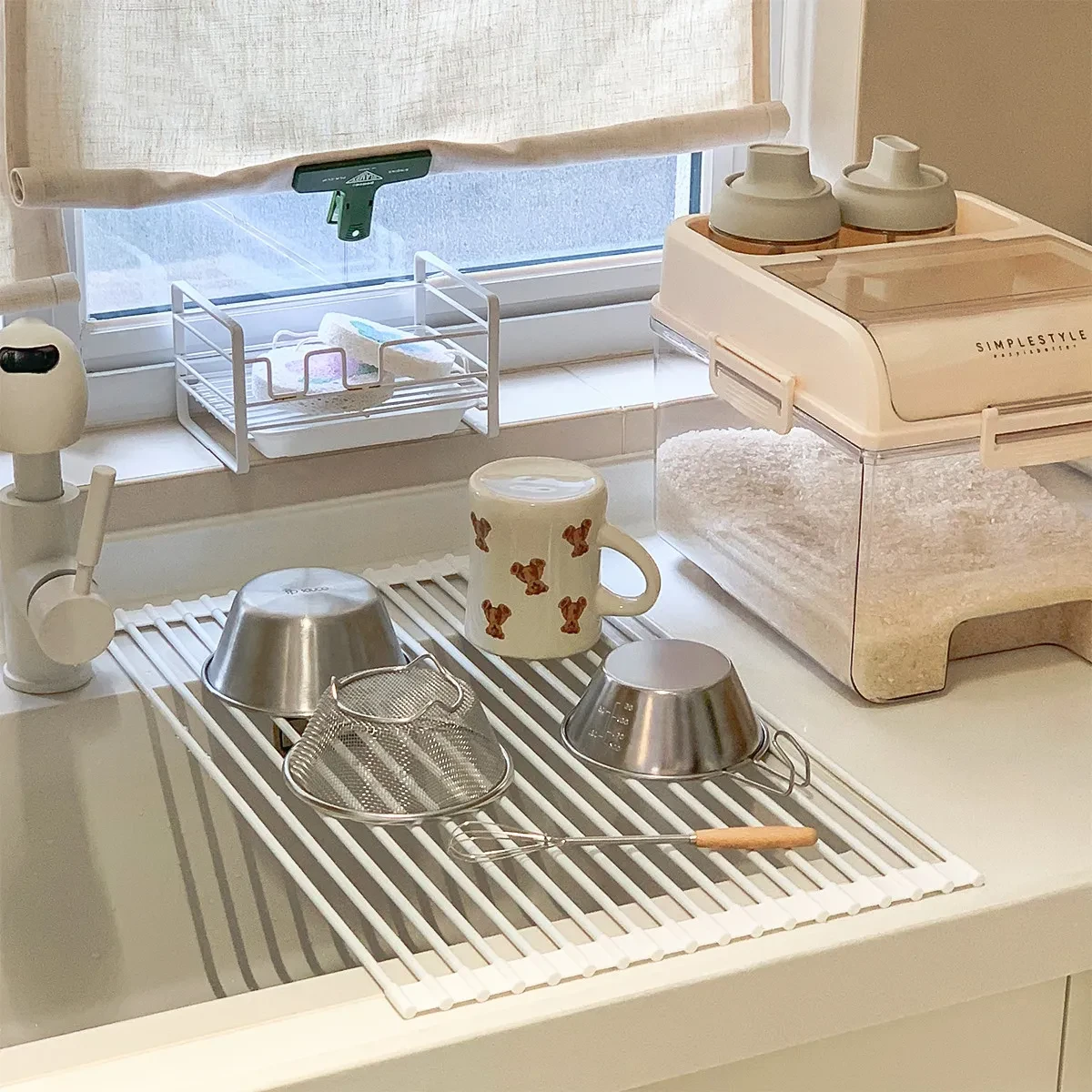 Hogar Moda Personalidad Cocina Silicona Plegable