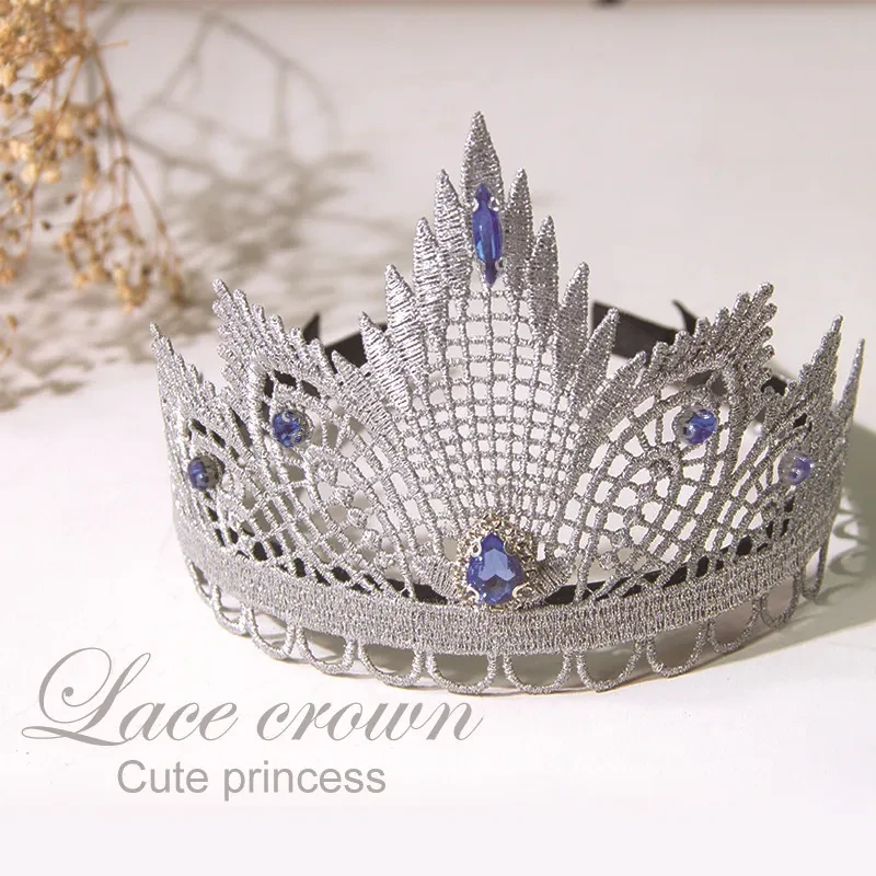 Nueva corona de cumpleaños para niños europeos y americanos, accesorios para el cabello para fiestas navideñas.