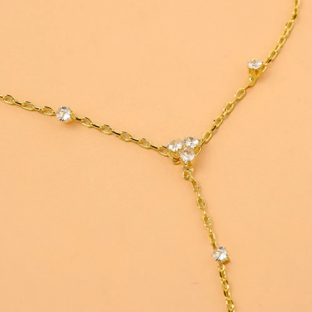 Pulsera tipo mitón con diamantes de imitación para mujer sencilla