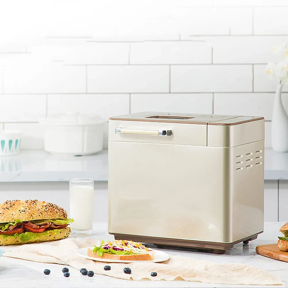 Máquina de pan multifuncional pequeña y automática para el hogar