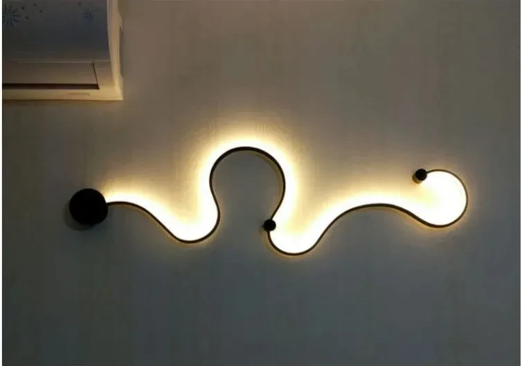 Lámpara de pared LED para mesita de noche de dormitorio, luz de pasillo