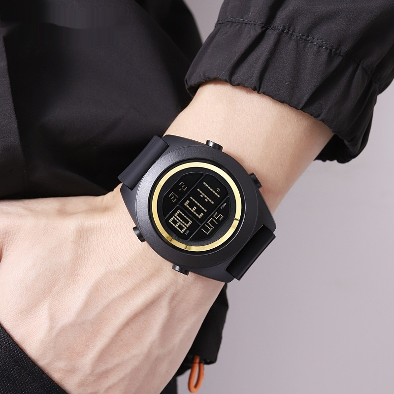Reloj electrónico deportivo multifuncional para estudiantes, resistente al agua y a la moda para exteriores.
