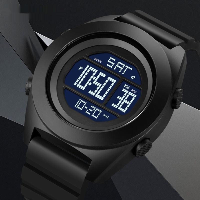 Reloj electrónico deportivo multifuncional para estudiantes, resistente al agua y a la moda para exteriores.