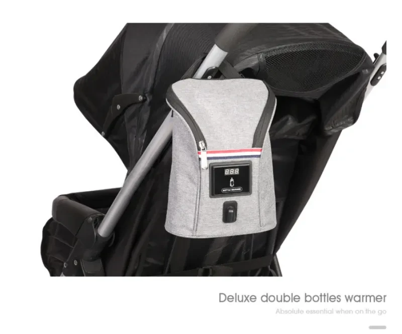 Calentador de biberones USB para coche, portátil, para viaje, para leche materna