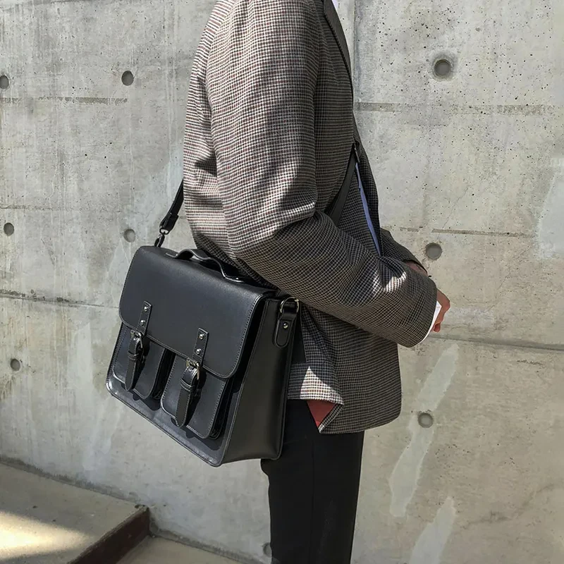 Versión coreana del bolso de negocios y ocio para hombre