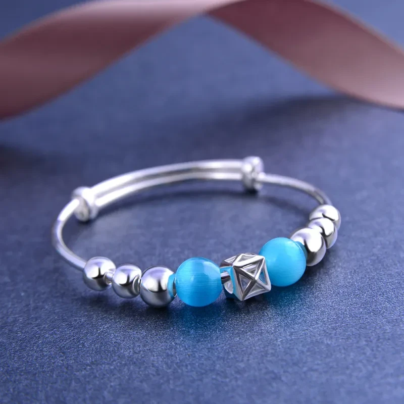 Joyería de plata para regalo de luna llena para niño recién nacido.