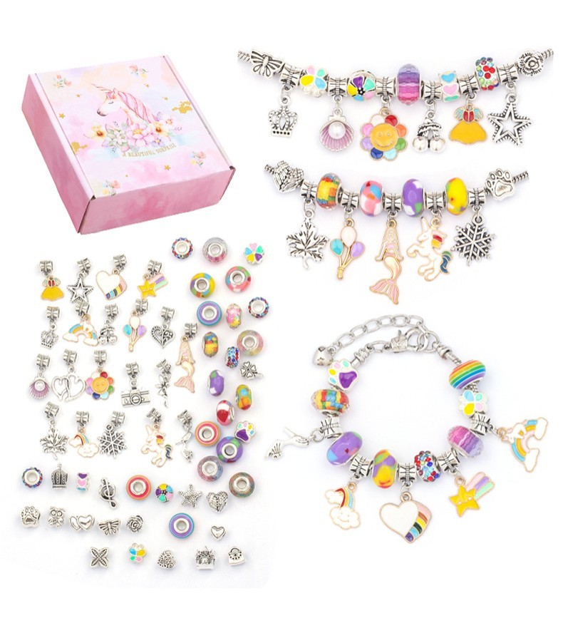 Pulsera infantil de joyería hecha a mano para mujer, exquisita caja de regalo, pulsera de regalo