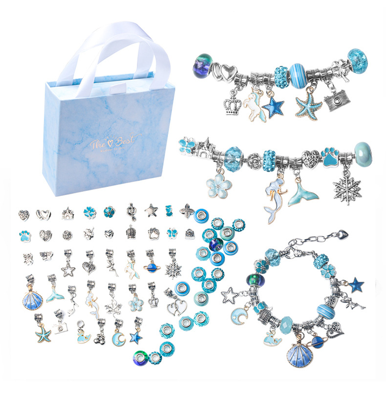 Pulsera infantil de joyería hecha a mano para mujer, exquisita caja de regalo, pulsera de regalo