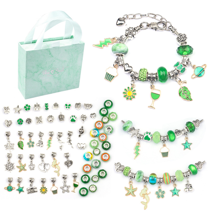 Pulsera infantil de joyería hecha a mano para mujer, exquisita caja de regalo, pulsera de regalo