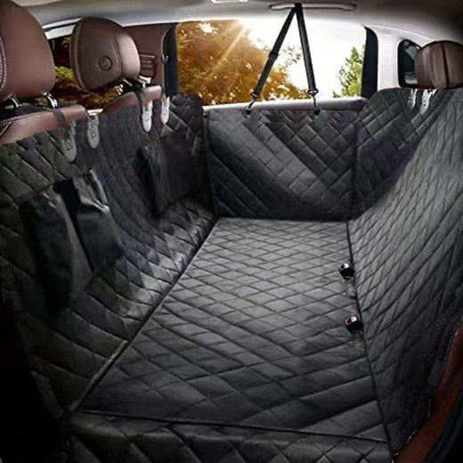 Alfombrilla de tela Oxford para mascotas, para asiento trasero de coche, antisuciedad