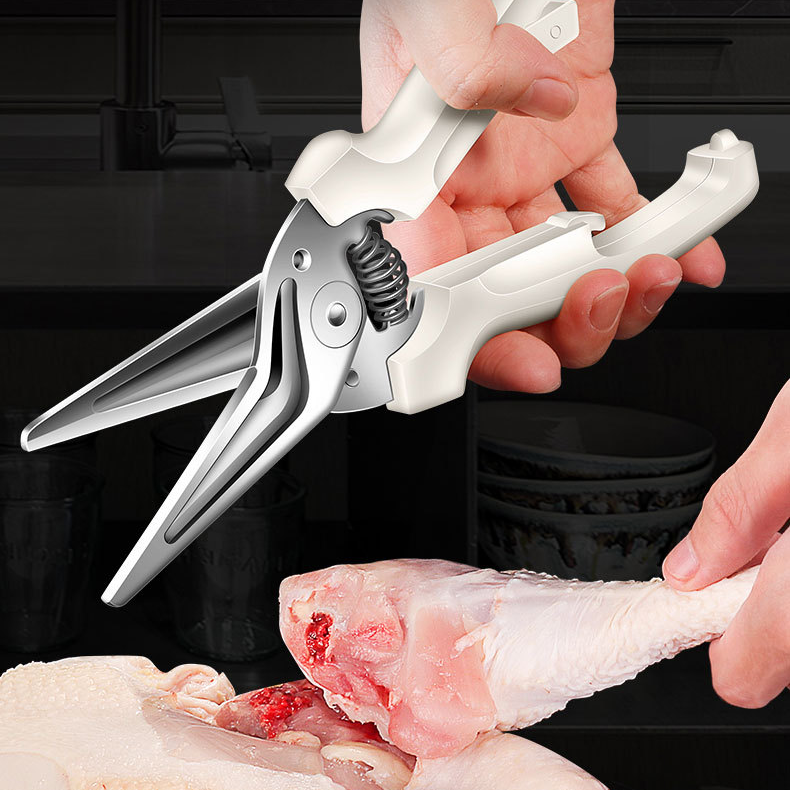 Tijeras de cocina creativas con succión magnética, utensilios de cocina para el hogar.