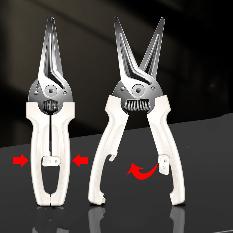 Tijeras de cocina creativas con succión magnética, utensilios de cocina para el hogar.