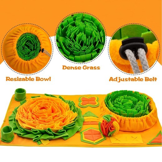 Almohadilla olfateadora para productos para mascotas: rompecabezas interactivo
